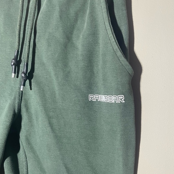 RawGear Joggers Mens Large Green Sweatpants Athletic Casual Gym Training - Picture 2 of 7